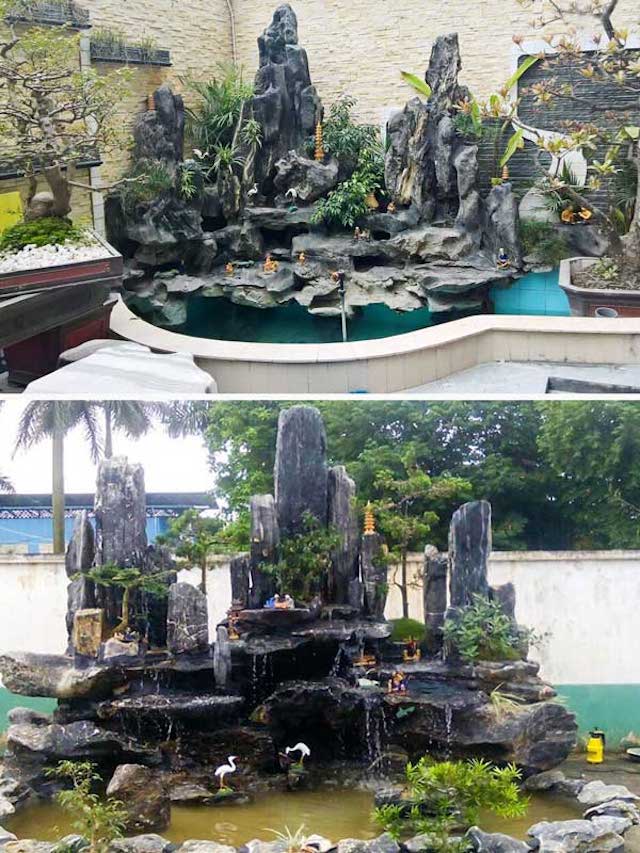 Các thế núi tượng trưng cho từng thành viên gia chủ