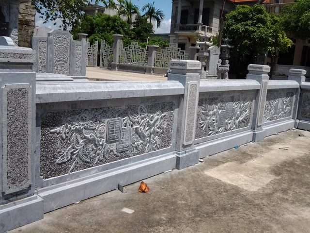 Mẫu lan can bằng đá đẹp 10