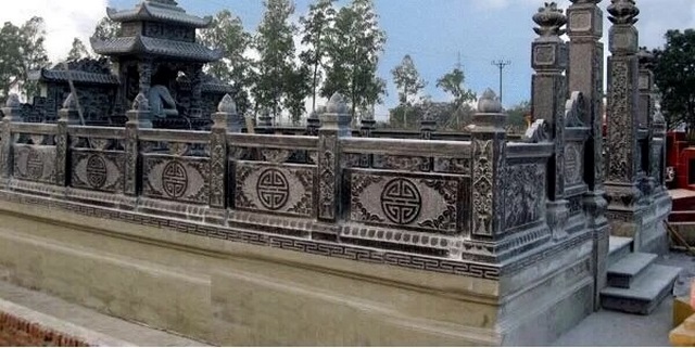 Mẫu lan can bằng đá đẹp 2