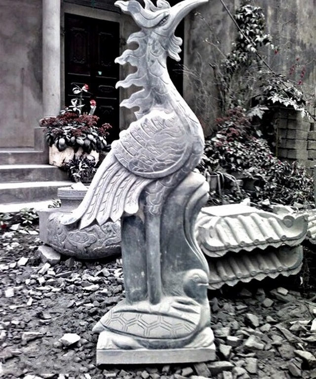 Mẫu tượng hạc bằng đá đẹp 10