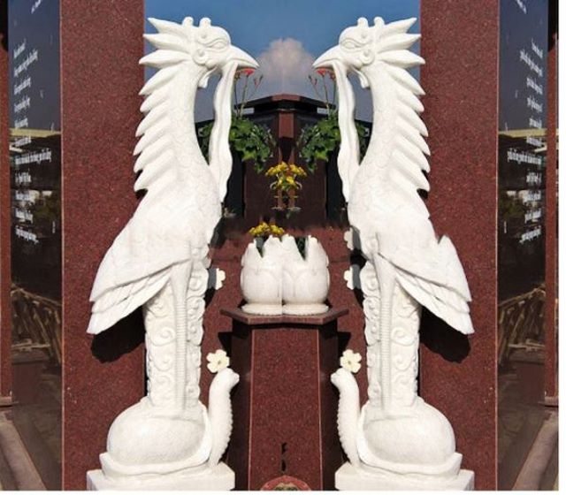 Mẫu tượng hạc bằng đá đẹp 3