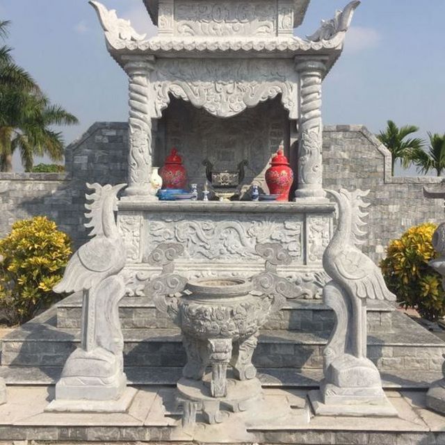 Mẫu tượng hạc bằng đá đẹp 4