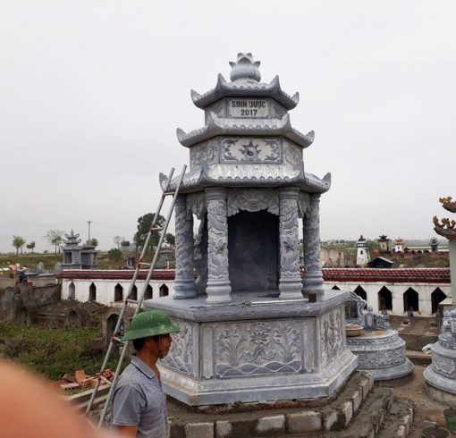 Mẫu mộ lục giác 3 mái