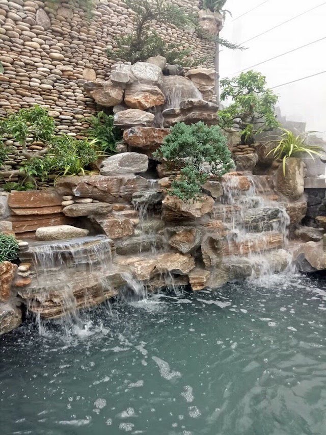 Vị trí, kích thước của hòn non bộ