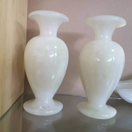 Lục Bình Đá Cẩm Thạch Trắng