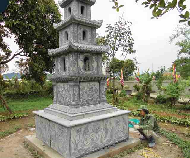 Mẫu mộ tháp đẹp, tinh tế