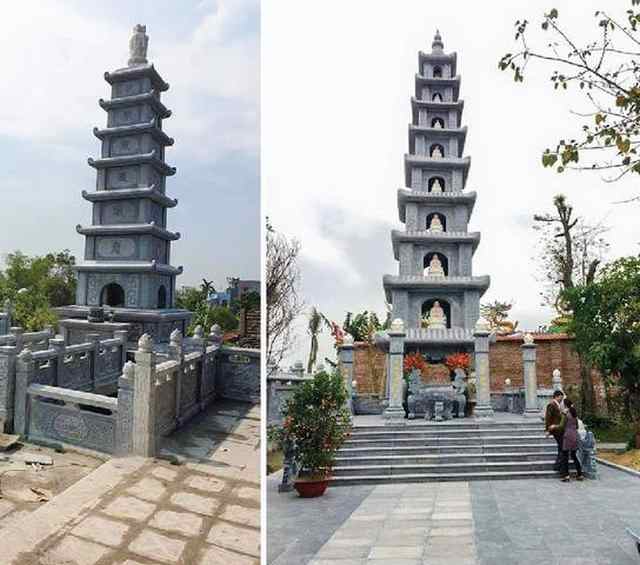 Số tầng tháp thường được lựa chọn các con số lẻ