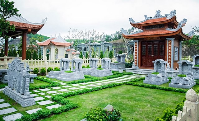 Mẫu lăng mộ đơn giản, uy nghi, sang trọng