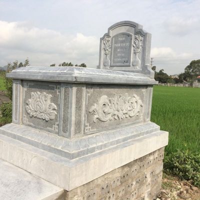 Thiết kế mộ không có mái che là kiểu mộ đơn giản được ưa chuộng nhất hiện nay